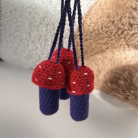 Porte-baume à lèvres fait main Amigurumi Flower Crochet Accessoire pour rouge à lèvres Crochet Porte-baume à lèvres