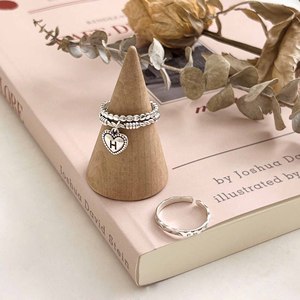 Yinruitai S925 Sterling <b>Silver</b> Heart Open <b>Ring</b> For Women Korean Style Summer Jewelry Gift - Product Image 4