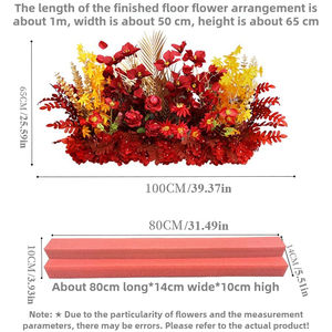 Arreglo Floral de Eucalipto para Bodas, Simulación de Seda, Producto Terminado, Decoración para Pasillo Principal, China Continental - Product Image 1