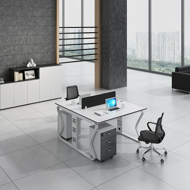 Modern Office Furniture China 1/ 2/ 3/ 4/ 6 People Office Desk Workstation Office Partitions Table Workstation