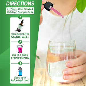 Suplemento Dietético en Gotas para Niños, Zeolita, Extracto de Aloe Vera, Vitaminas, Desintoxicante, Grado Alimenticio, Cultivo Silvestre, en Botella - Product Image 5