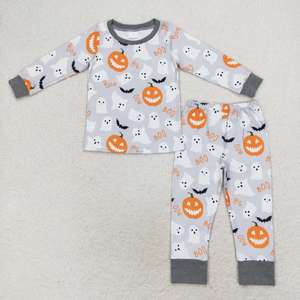 เทรนดี้อิสม์ บูติก ชุดนอนเด็กวัยหัดเดินลายผีฟักทองค้างคาว BOO ผ้าสแปนเด็กซ์ ผ้าฝ้ายออร์แกนิค เนื้อนุ่ม แขนยาว - Product Image 6