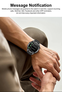 Smartwatch Android S11 con Display AMOLED, Cinturino in Gomma, Funzione di Chiamata, Cronografo, Sveglia, Modalità Sport Magnetiche, Termometro e Indicatore di Riserva di Carica - Product Image 3
