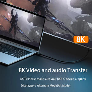 PD100W kabel USB <span class=keywords><strong>3</strong></span>.<span class=keywords><strong>2</strong></span> 20Gbps ThunderBolt <span class=keywords><strong>3</strong></span> Tipe C ke kabel Tipe C 8K @ 60Hz kabel USB-C untuk iPhone 15 Pro Max MacBook Samsung <span class=keywords><strong>2</strong></span>/3m - Product Image 6