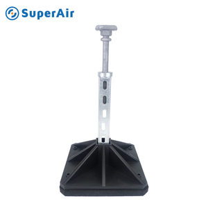 Sistema de Soporte Universal para Techos Bigfoot, Plataforma Multi-estructura para Plantas de Aire Acondicionado HVAC, Almohadillas de Goma Antivibración, Soporte Grande de Goma - Product Image 6