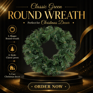 10m PVC ronde kerstboomhangdecoratie voor feestdagen, decoratie voor thuis, etalage, feest - Product Image 6