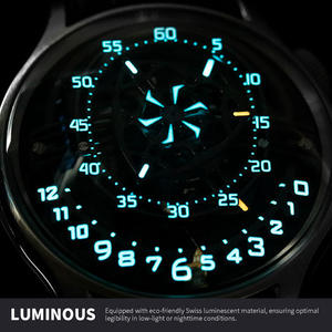 Montres mécaniques automatiques rétrogrades en cristal <span class=keywords><strong>de</strong></span> saphir incurvé coûteuses, logo personnalisé, fibre <span class=keywords><strong>de</strong></span> carbone, <span class=keywords><strong>montre</strong></span> pour homme - Product Image 5