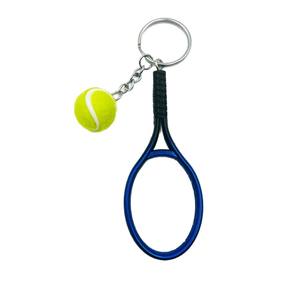 Llavero Creativo de Plástico con Forma de Raqueta de Tenis y Diseño de Pelota de Tenis, Recuerdos y Regalos Promocionales - Venta Directa de Fábrica - Product Image 6