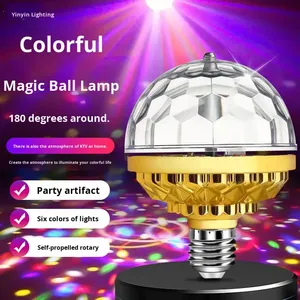 Lampadina Rotante Colorata per Camera, Dormitorio, Sfera Magica, Illuminazione Atmosferica per Casa, KTV, Palcoscenico Interno, Luce Decorativa - Product Image 1