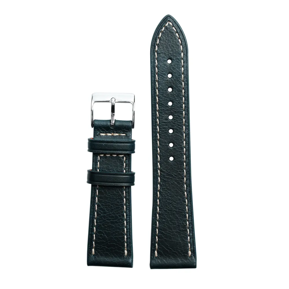 Bracelets de montre en cuir italien, bracelets de montre en cuir de 22mm 24mm