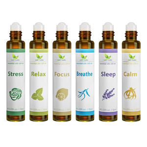 Óleo essencial Roll-on Misturado Óleos Perfumados Lavanda, hortelã-pimenta, eucalipto Aromaterapia Relaxamento Estresse Dormir Bem - Product Image 1