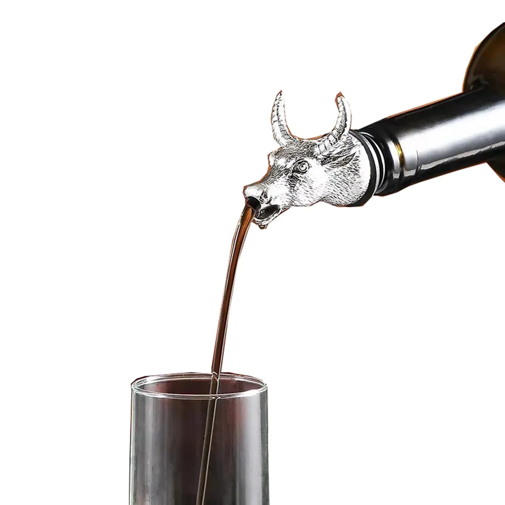 Напитка для вина с животными по индивидуальному заказу, разливающая ликер, разливающая бутылка, барные винные аксессуары из нержавеющей стали, наливающее вино для животных