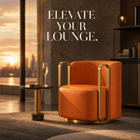 Fauteuil d'appoint en cuir, siège d'attente commercial pour concessionnaires automobiles (4S), salons, agences immobilières et halls d'hôtels