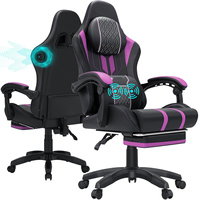 Échantillon gratuit 1 pièce couleur personnalisée Silla Gamer chaises de jeu ergonomiques gris scorpion avec repose-pieds et haut-parleurs pour le jeu