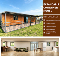 Casa Prefabricada Moderna de 20 pies/40 pies, Casas Removibles, Mini Casa, Casa Contenedor Expandible, Casa Prefabricada para Oficina