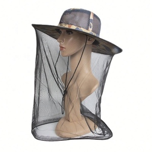Gorra de verano unisex de alta calidad, buena permeabilidad al aire y protección solar con Mosquito para gato para uso en exteriores - Product Image 1