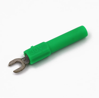Fiche banane Harpon 4mm Type U Type Y Nickelé Convient pour fiche de connexion 4mm