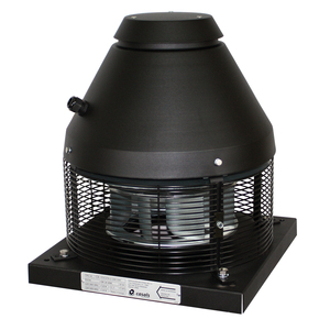 Ventilatore per tetto centrifugo per caminetti e barbecue, flusso d'aria di 750 m³/h, alloggiamento in acciaio, girante in alluminio, fino a 200 °C - Product Image 1