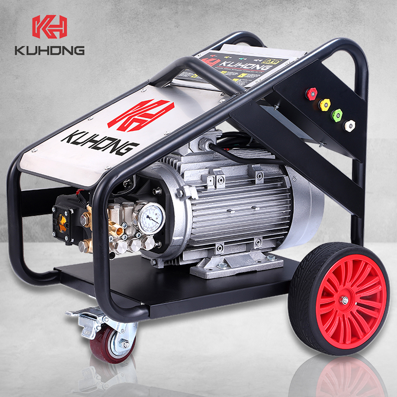 KUHONG 300Bar 4350Psi Hidrolavadora Heavy Duty Power Washer Lavadora Industrial de Alta Pressão Máquina Elétrica