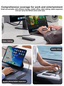 Target 40GBs <span class=keywords><strong>M</strong></span>.<span class=keywords><strong>2</strong></span> NVMe External Solid State Drive Enclosure USB Aluminium Alloy SSD Fan Cooling Vest untuk Laptop Thunderbolt - Product Image 4