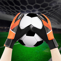 Gants de football professionnels pour enfants en PU pour gardiens de but, unisexes, avec protection des doigts et du pouce