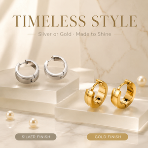Modernos Pendientes de Aro Minimalistas con Diseño de Cuerda Trenzada, Chapados en Oro de 18K, Resistentes al Deslustre e Impermeables, para Mujer, JAJGI - Product Image 4
