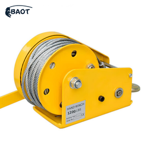 2600lbs Marine noir Frottement Autobloquant Auto Frein Treuil À Main - Product Image 4