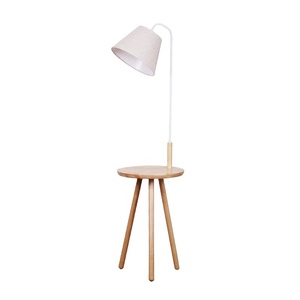 FCC Factory Functional Wooden Standing <strong>Lamp</strong> for Living Room Hotel Led <strong>Arc</strong> with Table Standing Home Decor <strong>Floor</strong> <strong>Lamp</strong> - Product Image 6