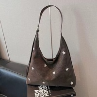 Produsen Grosir Tas Tote Wanita Desainer Mewah Bergaya Vintage Warna Ukuran Kustom Logo Bordir Bolsa Femme