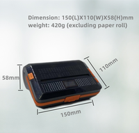 Printer Thermal Bluetooth Portabel Mobile ATP BP41 4 inci, Cocok untuk Printer Pengiriman Ekspres