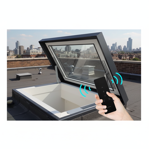 Fenêtre de toit électrique automatique moderne en alliage d'aluminium imperméable à double vitrage - Product Image 4