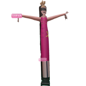 Sky Waving inflable marca personalizada IP Air Dancer inflatanle mujer vestido chica inflable mujer Sky Dancer con soplador - Product Image 1