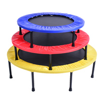Vente en gros de trampolines pliables pour l'exercice en intérieur, mini trampolines de fitness pour la maison, 32/36/38/40/45/48/50/54/60 pouces