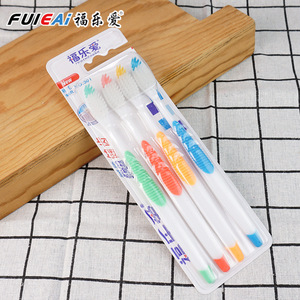 Fuleai Toothbrush Soft Bristle 4 Pack Adult Oral Care Manual Toothbrush - Product Image 1
