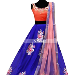 Модные новейшие индивидуальные Banarasi Lehnga и Холи с длинной дупаттой для особых индийских случаев для дам