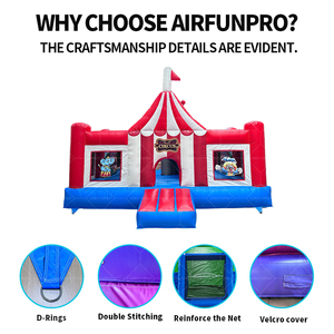 Castillo Inflable de PVC AirFunPro de Alta Calidad, Personalizado, con Tobogán, para Fiestas Infantiles - Product Image 5