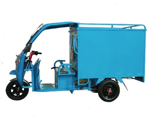 La Cargaison Avec Cabine Cargaison Durable 3 Wheeler Poubelle <span class=keywords><strong>Tricycle</strong></span>, Livraison Express Voiture Inverse Pédale <span class=keywords><strong>Tricycle</strong></span> - Product Image 3