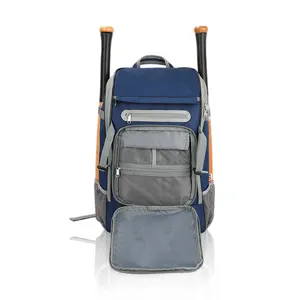 กระเป๋าเป้สะพายหลังสำหรับการเดินทางกลางแจ้งกีฬาเบสบอลออกแบบได้ตามต้องการ