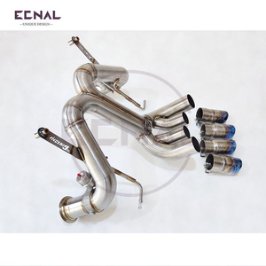 Tuyau d'échappement en acier inoxydable Ecnal pour <span class=keywords><strong>Lamborghini</strong></span> LP700 - Tôle d'acier de 1,5 mm, finition lisse - Product Image 4