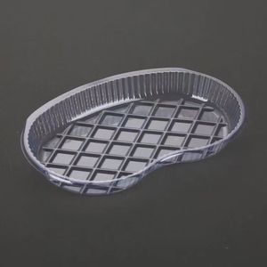 Zhenxin Bandeja Dental Curva Desechable, Tazón Médico Transparente de Plástico con Forma de Cintura, Moldeado por Inyección de Una Sola Cara - Product Image 1