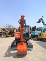 Excavadora Hidráulica DOOSAN DX60 Usada y Confiable en Stock, Entrega Rápida, Mini Excavadora de Alta Calidad de 6 Toneladas con Giro de Cola Cero