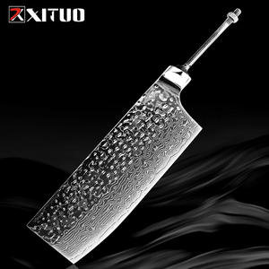 Couteau de chef en acier Damas VG10 à 67 couches pour dropshipping Shopify, lame à fruits semi-finie pour projet de forgeage DIY, tranchante - Product Image 3