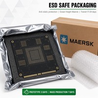 Carte PCB universelle UBB personnalisée pour usine - Carte HDI à très faible perte avec perçage arrière et nombre de couches élevé pour serveur GPU d'entraînement IA