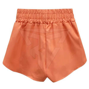 Short de sport pour femmes du fabricant professionnel taille haute 100% coton respirant motif chaud pour une utilisation en salle de yoga - Product Image 3