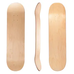 木製スケートボードデッキカスタム31*8インチブランクスケートボード卸売7 -9プライ