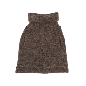 Pull confortable à col roulé pour <span class=keywords><strong>bouledogue</strong></span> français, en tricot côtelé beige, doux et chaud pour petits chiens, utilisation intérieure et extérieure - Product Image 6