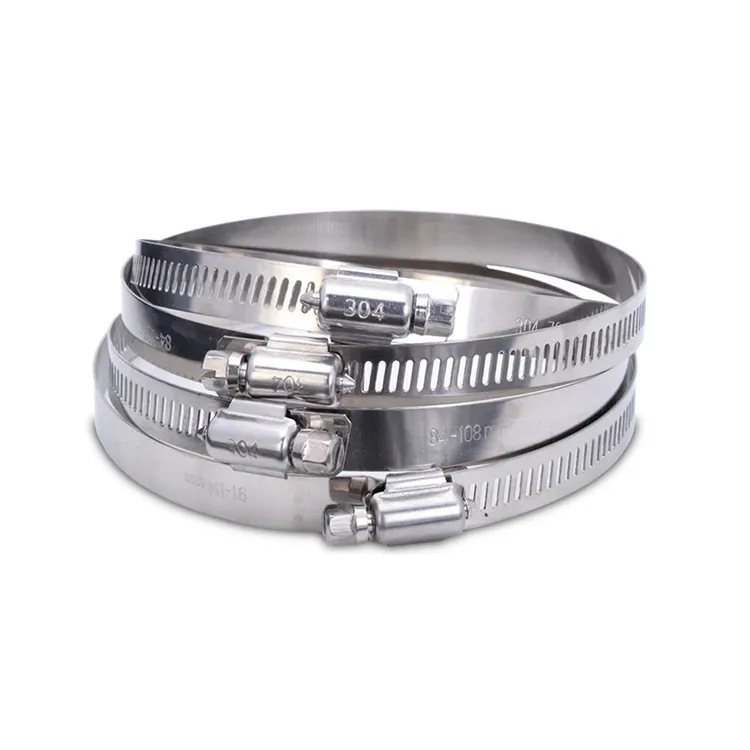 Professional production quick adjustment Galvanized steel Germany Type hose clamp For Auto Parts