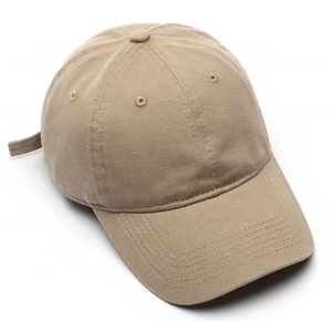 Minimalist Cotton 6-Panel Baseball Cap Custom Logo Breathable Unisex Adjustable <b>Hat</b> for Daily Training - Product Image 3