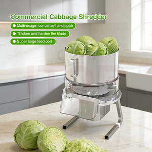 Cortador de Repollo Eléctrico de Acero Inoxidable, Cortador de Vegetales Automático Multifuncional, Trituradora de Repollo Comercial Pequeña - Product Image 2