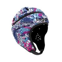 Casque de football souple avec logo personnalisé Casque de rugby 7v7 pour les jeunes Couvre-chef rembourré souple Casque de rugby Protège-têtes de rugby